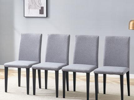 Versatile Dining Chairs With Comfortable Design And Metal Legs