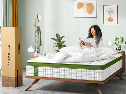 12" Hybrid Mattress With Gel Memory Foam & Pocket Springs