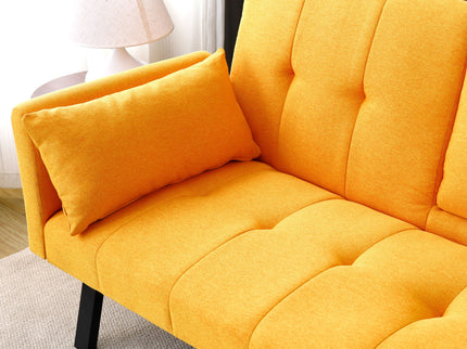 Sofa Bed With Foldable Design And Cup Holder