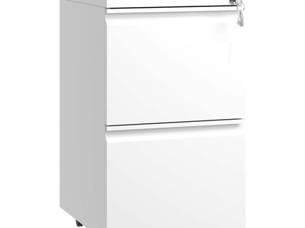 Metal Drawer Mobile File Cabinet With Lock For Home Office Organizer