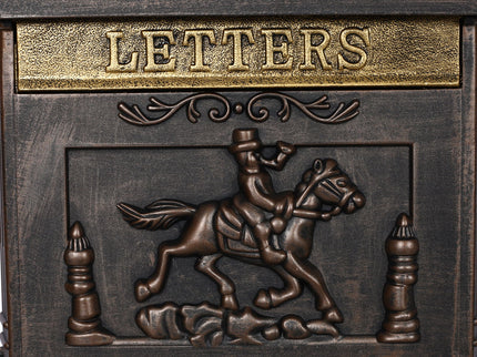 Cast Aluminum Mail Box, Postal Box, Mailbox
