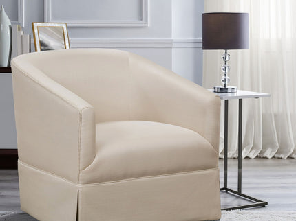 Earl - Skirted Swivel Chair