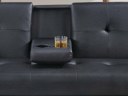 Adjustable Sofa With Fold Down Table And Cup Holders