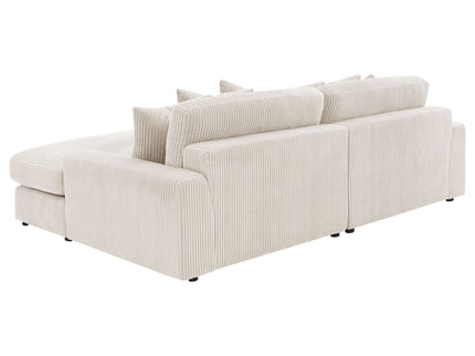 Upton - Reversible Sectional Sofa With Oversized Chaise - Sand