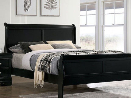 Louis Phillipe Sleigh Bed