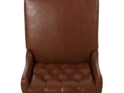 Solstara - Upholstered Dining Barstool With Button Tufted And Wing Back