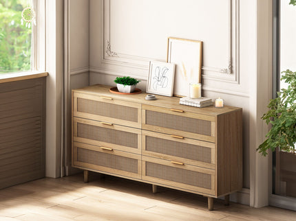 Modern 6 Drawer Storage Cabinet For Bedroom