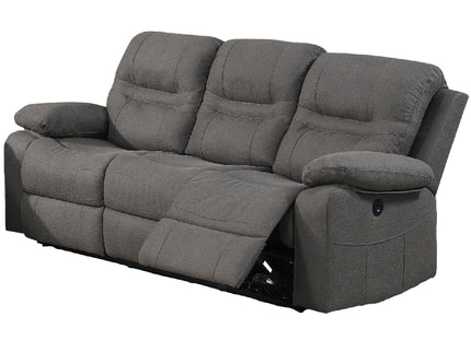 Modern Contemporary Power Reclining Sofa With USB Port