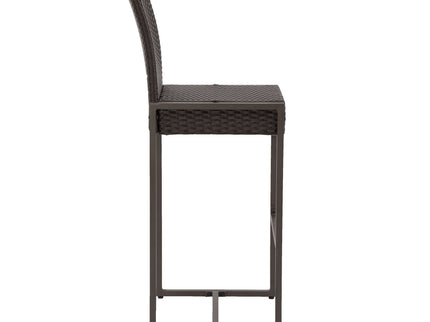 Outdoor Barstool With Hand Crafted Details (Set of 2)