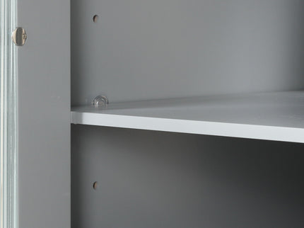 Modern Bathroom Vanity With Sink, Cabinet With 2 Drawers And Door, Adjustable Shelf