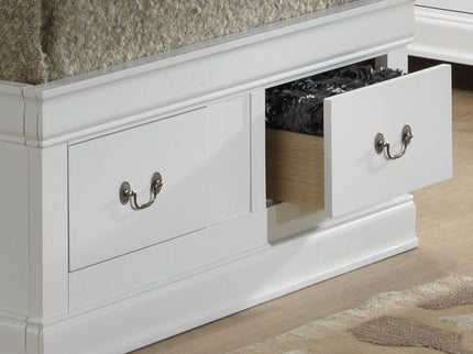 Traditional Style Bookcase Storage Bed