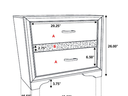 Corbin - Queen Bedroom Set With Storage - Black