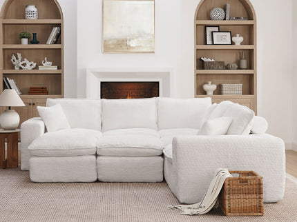 Sectional Sofa With Moveable Ottoman