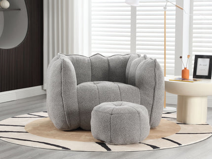 Soft Bean Bag Chair With High Resilient Foam