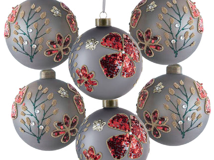 Glass Decorative Hanging Ball Christmas Tree Ornaments For Holiday Party Decorations