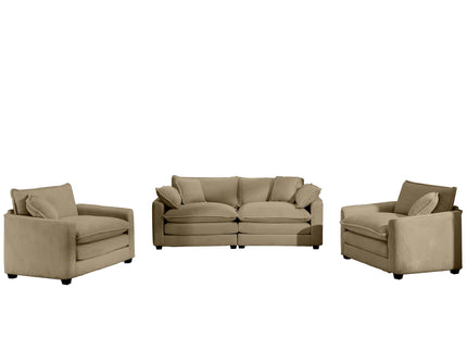 Elegant Oversized Sectional Sofa Set With Deep Seats And Flexible Layout