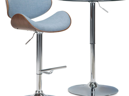 Marana - Multifunctional Handcrafted Bentwood Adjustable Swivel Bar Stool