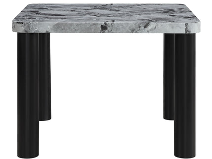 Square Frame Dining Table - Gray