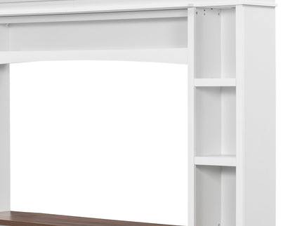Extra Long TV Stand With 7 Color LED Lights, Adjustable Shelves & Storage Cabinets