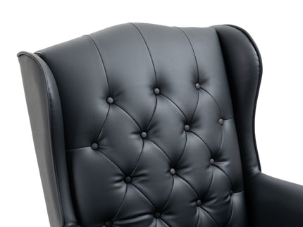 Executive Office Chair, High Back Reclining Comfortable Desk Chair With Smooth Glide Caster Wheels