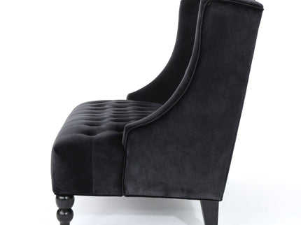 Nurturing - Upholstered Loveseat With Wing Back And Diamond Tufting