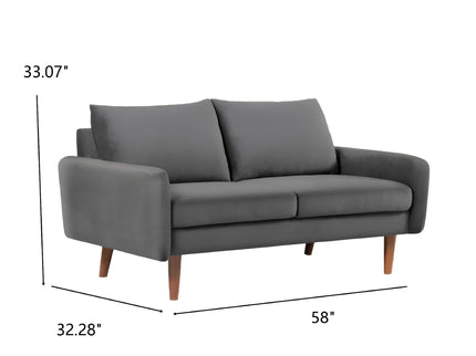 Kent - Loveseat, 2 Seater Sofa For Compact Living Spaces