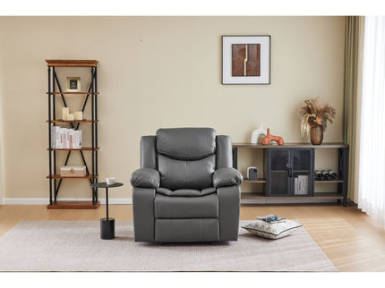 Recliner Chair With Vibration And Heating - Gray