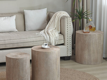 Cylinder Nesting Tables (Set of 3)