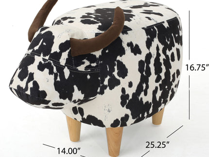 Cow Shaped Ottoman Footstool