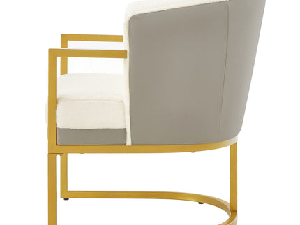Upholstered Reading Accent Armchair For Living Room