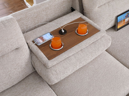 Kipling II - 92.5" Sleeper Sectional Sofa