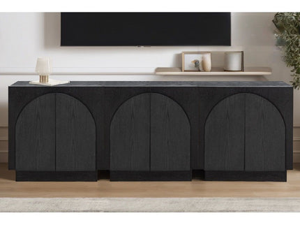 Modern Sideboard Buffet With Arched Cabinet Doors