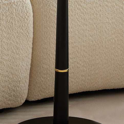 Modern Square Coffee Table And Computer Desk - Black / Gold