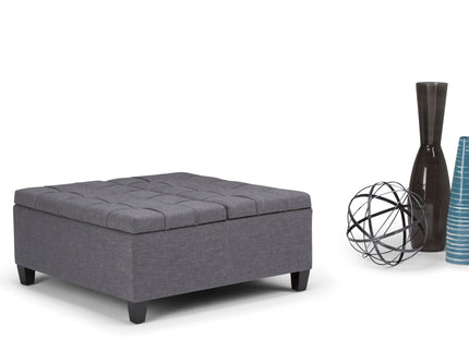 Harrison - Upholstered Coffee Table Storage Ottoman