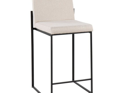 Fuji - Contemporary Modern Elegance, High Back Counter Stool