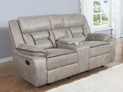 Brazelton - Glider Loveseat With Console