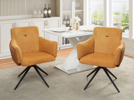 Swivel Home Office Desk Chairs With Arm (Set of 2)