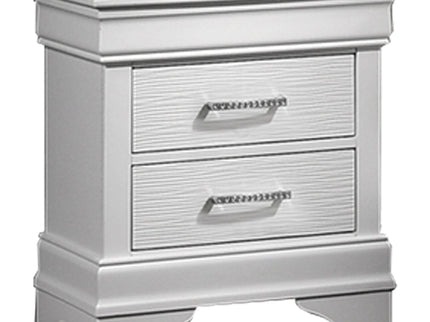 Nightstand With Drawers - White