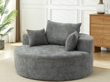 Single Sofa, Sleeper Chair For Living Room - Gray