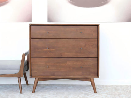 Caroline - Dresser 3 Drawer - Brown / Wood