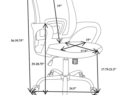 Anaheim - Adjustable Office Chair