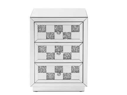 Noralie - Accent Table - Silver - Glass