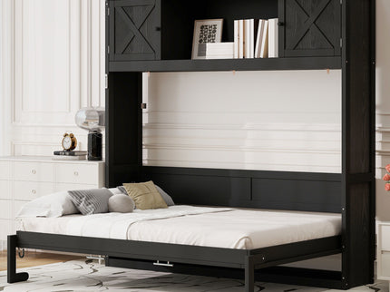 Murphy Bed With Storage Cabinets