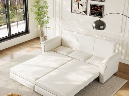 Chesterfield Sofa & Pull Out Bed