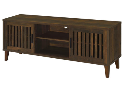 Jenine - 2 Door 60" TV Stand - Brown