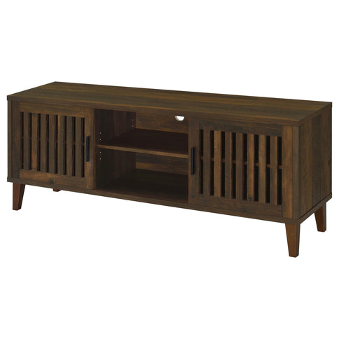 Jenine - 2 Door 60" TV Stand - Brown