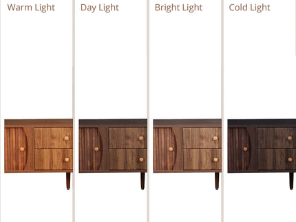 70" TV Stand With Tambour Doors And Fluted Drawers - Dark Brown