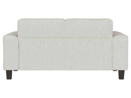 Xana - Track Arm Tufted Loveseat - Greige