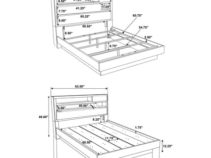 Edmondson - Bedroom Set With Bookcase Headboard