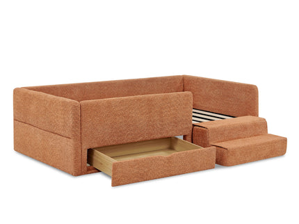 Safe Kids Bed With Guardrails And Storage